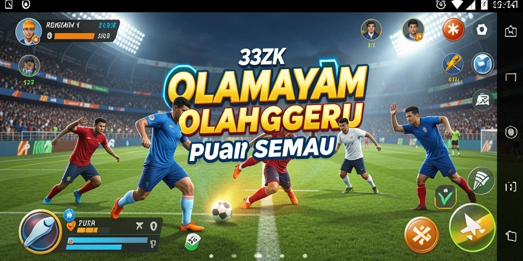 Screenshot aksi mendebarkan dalam permainan olahraga 33ZK.