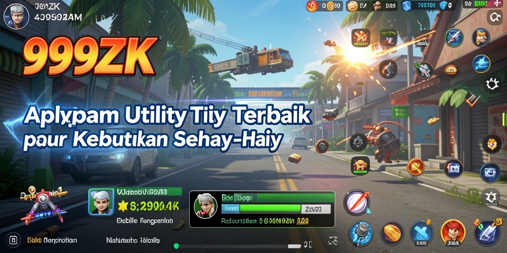 Screenshot utama 999ZK menampilkan antarmuka pengguna yang intuitif dan fitur unggulan.