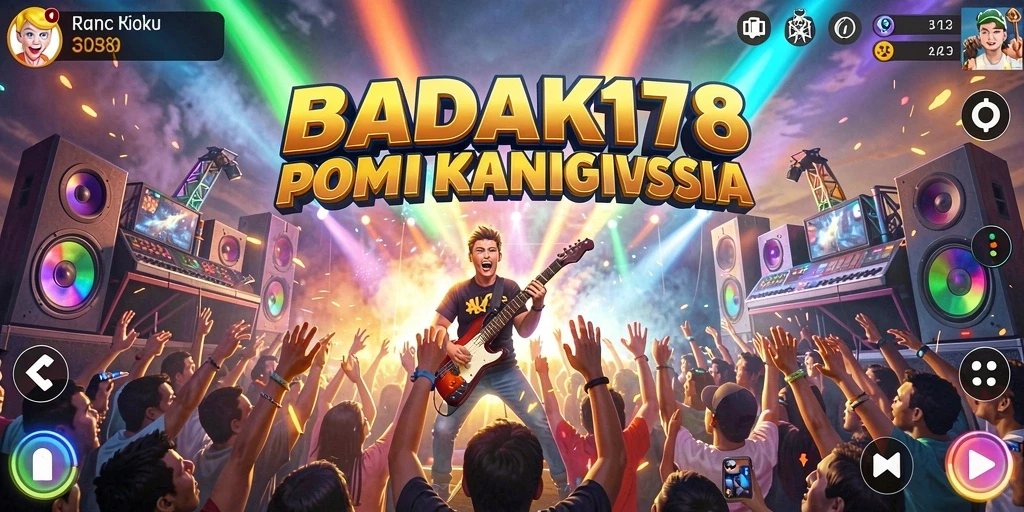 Tampilan gameplay yang penuh warna dan interaktif di BADAK178.