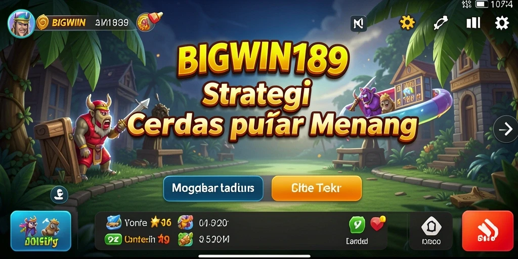 Tampilan strategi yang menegangkan dalam gameplay BIGWIN189.