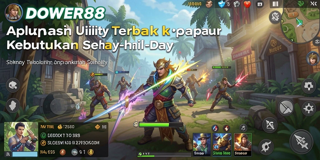 Tampilan antarmuka pengguna DOWER88 yang intuitif dan mudah digunakan.