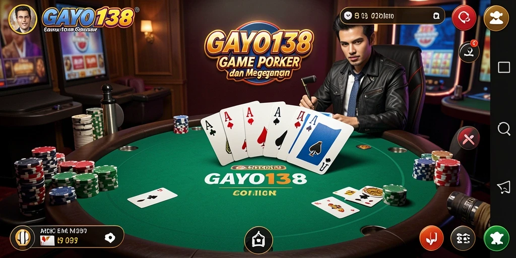 Tampilan gameplay poker yang menarik di GAYO138.