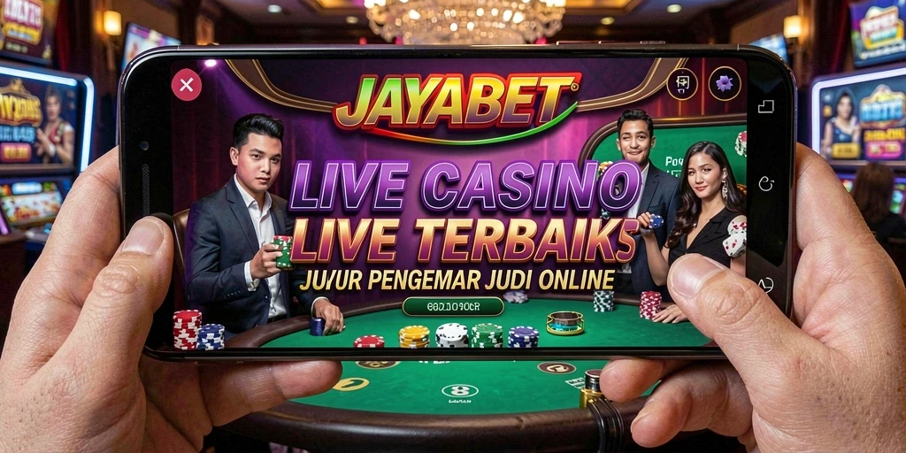 Screenshot menunjukkan pengalaman seru bermain Live Casino di JAYABET.