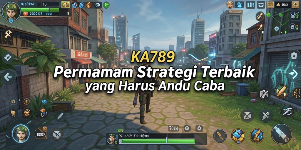 Tangkapan layar menunjukkan aksi intens dalam pertempuran strategi KA789.