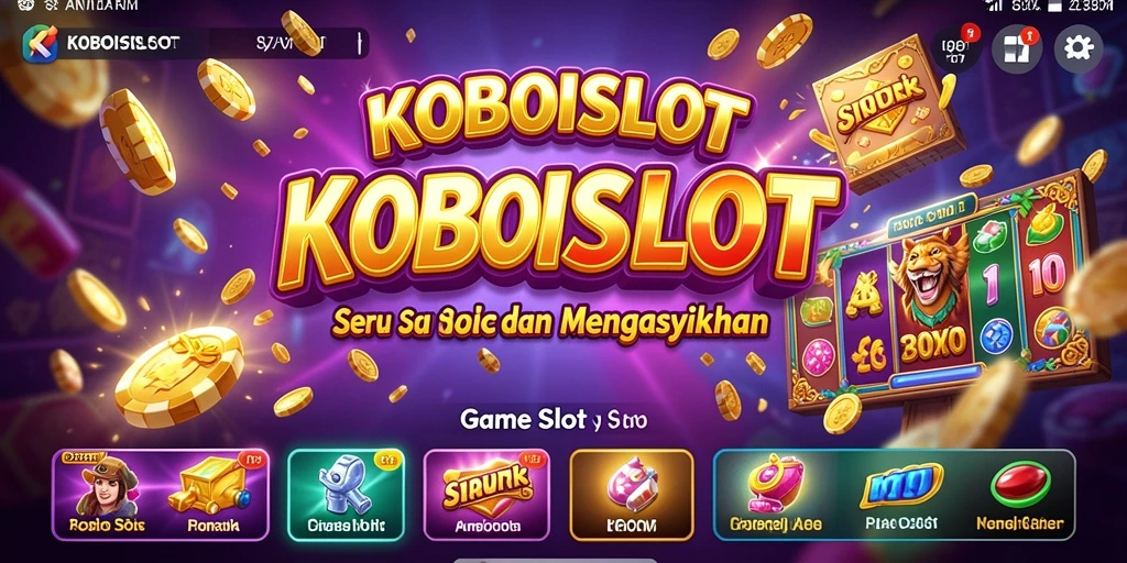 Tampilan gameplay seru di KOBOISLOT dengan slot mengasyikkan.
