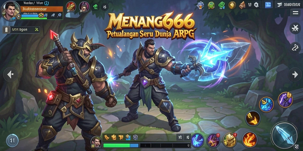Tampilan gameplay ARPG yang menegangkan dan penuh aksi.