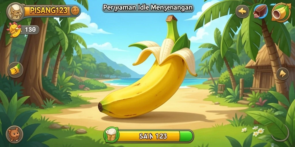 Gameplay PISANG123 yang menarik dengan kebun pisang yang berkembang.