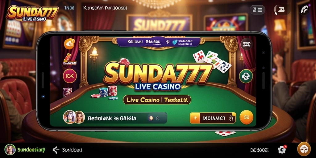 Tampilan gameplay SUNDA777 yang menarik dengan dealer profesional.