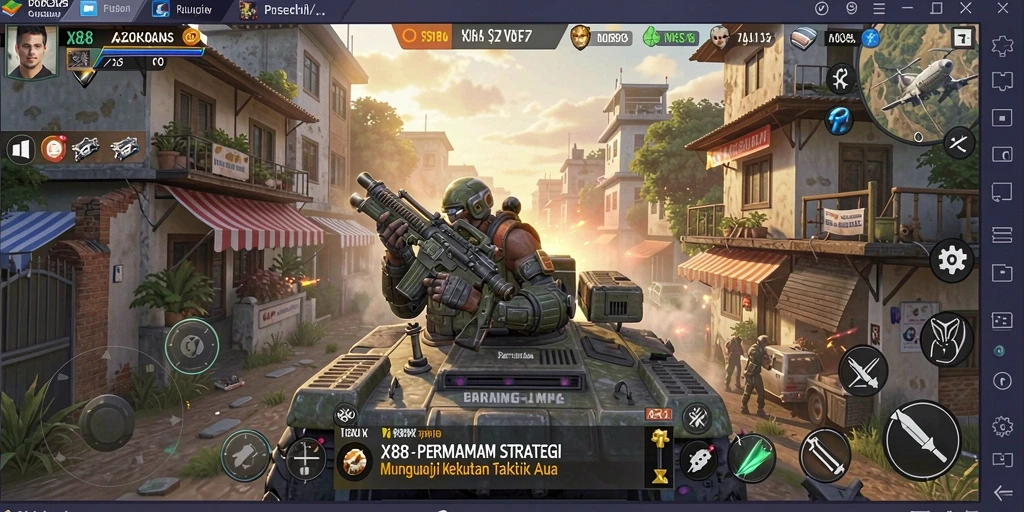 Gameplay strategis X88 yang penuh tantangan dan taktik.