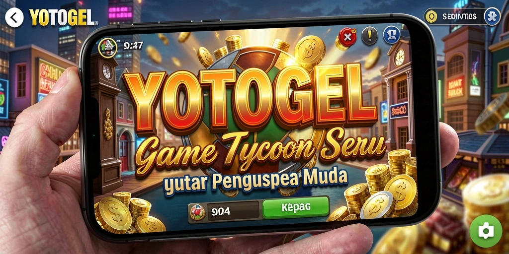 Screenshot menunjukkan pengelolaan bisnis yang dinamis di YOTOGEL.